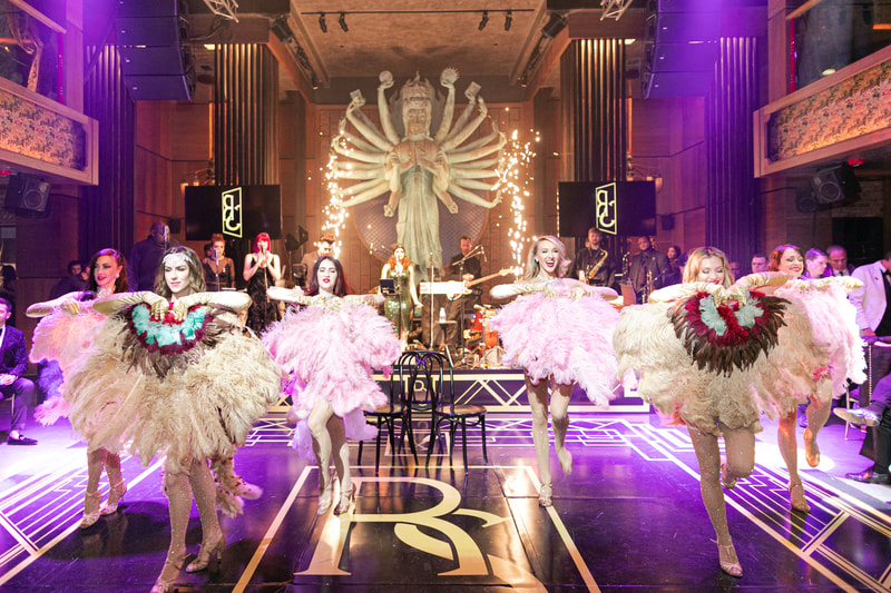 Lead the logistics and timeline with 35 vendors for a private client's Gatsby themed celebration at TAO. Event designed by Simply Troy. 