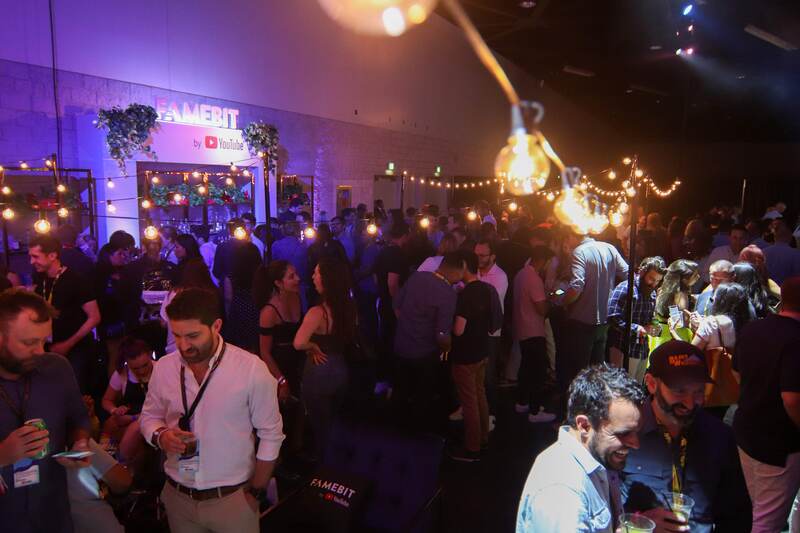 Designed and created the FameBit lounge during YouTube's Vidcon party for over 1200 attendees. This included personalized cocktails, specialty macarons, a branded photo station and branded decor and moments. In partnership with MAS + Google E&E team.